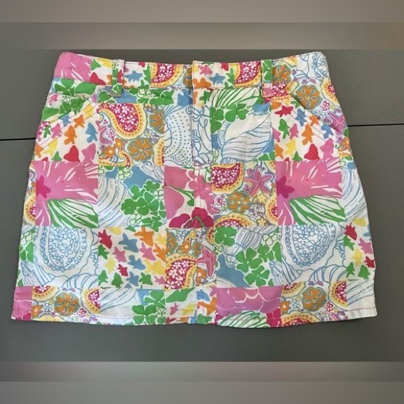Other - EUC. Girls 10. Lilly Pulitzer multicolor Patchwork “Callahan” Skort